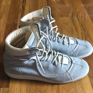 Men’s Maison Margiela  Suede Hi Tops